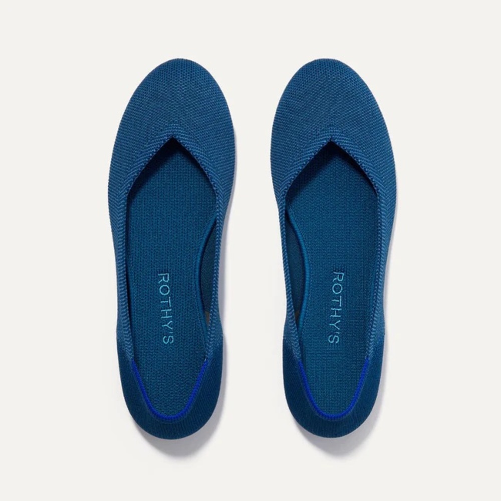 Rothy’s Ballet Flat in Deep Ocean